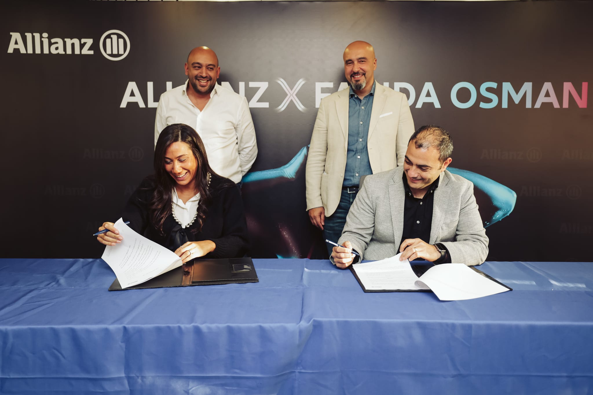 Allianz Egypt renews its sponsorship of the Golden Butterfly of Egypt, Farida Othman, for the next two years as an official insurance sponsor.